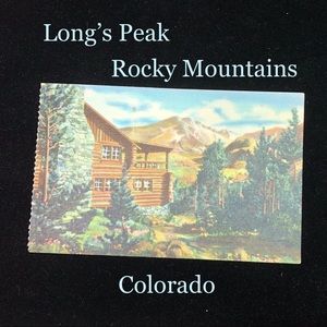 Vintage Bear Lake Lodge Rocky Mountains Postcard